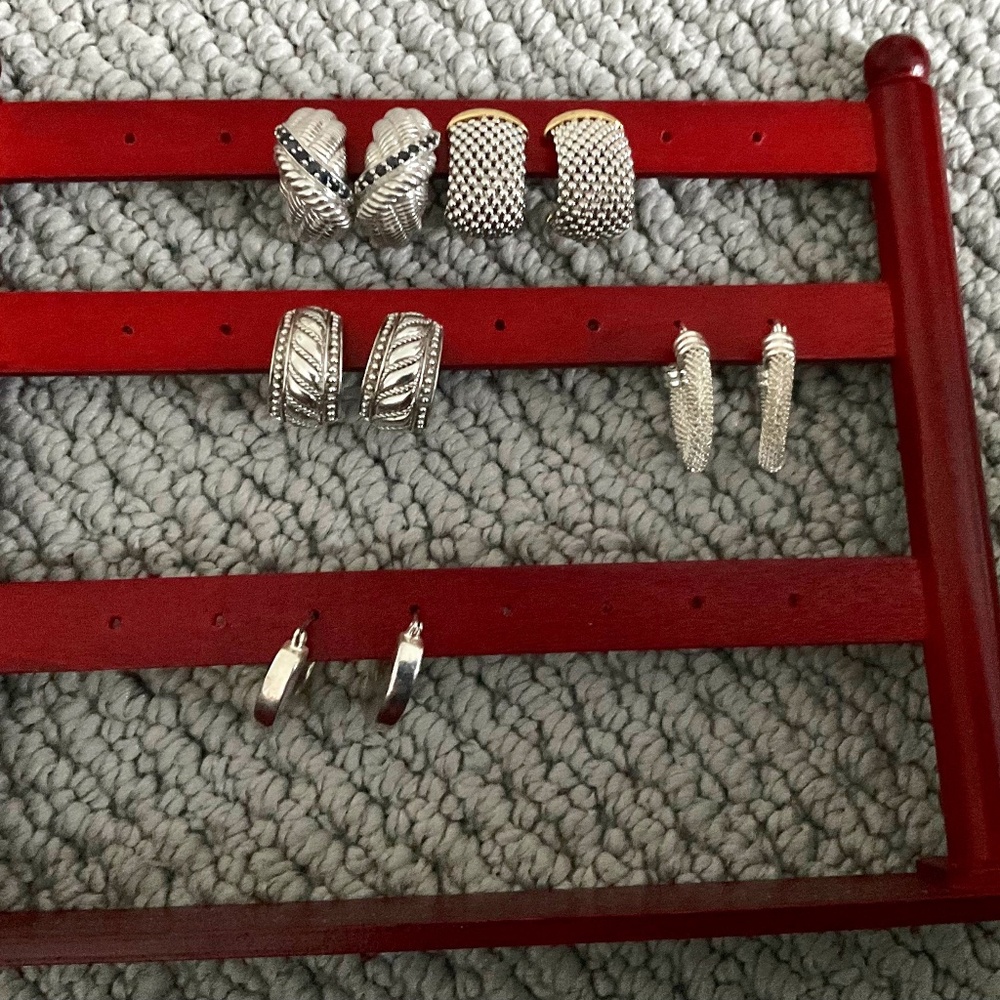 Sterling silver earrings